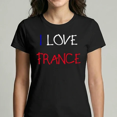 Női Imperial póló - I Love France