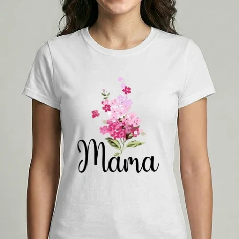 Női Imperial póló - Mama virággal