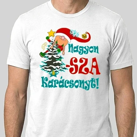 Férfi Alap póló - Fasza Karácsony B