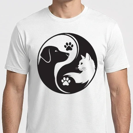 Férfi Imperial póló - yin-yang