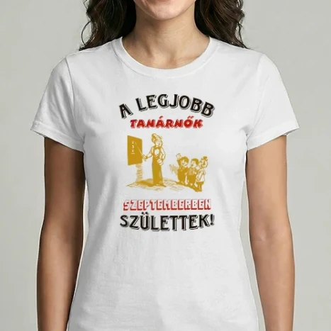 Női Imperial póló - Tanárnő szülinapja szeptember