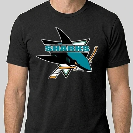 Férfi Alap póló - San Jose Sharks 1