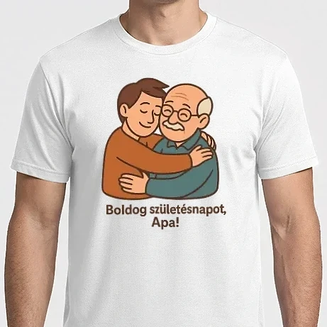Férfi Imperial póló - Boldog születésnapot Apa