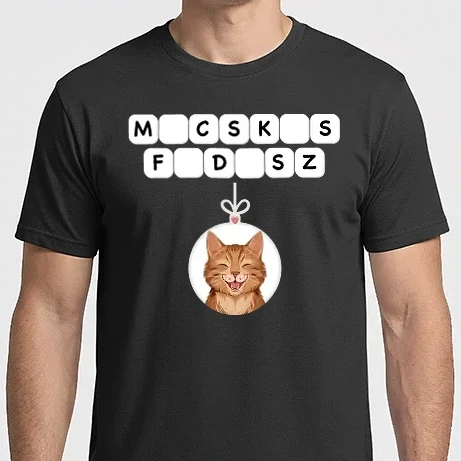 Férfi Imperial póló - Macskás fadísz