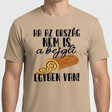 Férfi Imperial póló - Ha az ország nem is, legalább a bejgli egyben van