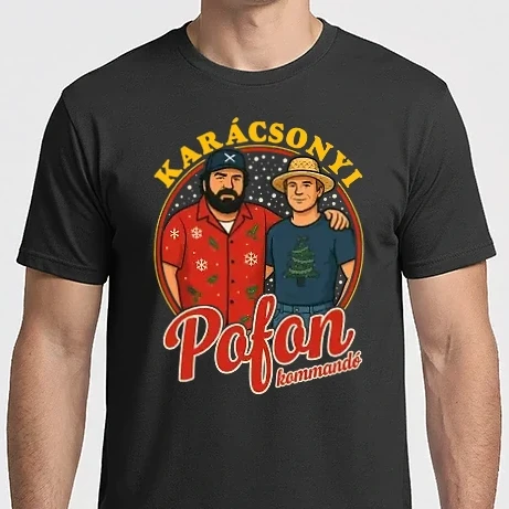 Férfi Imperial póló - Karácsonyi pofon kommandó