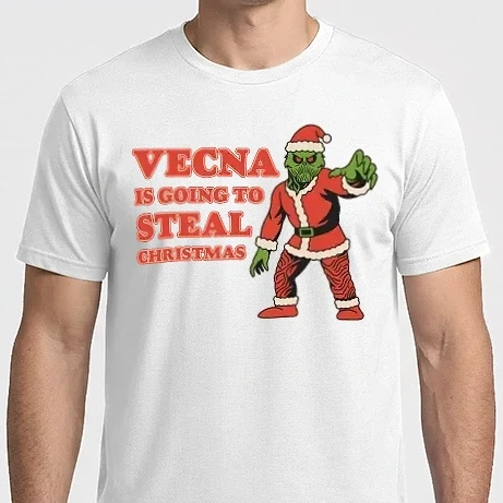 Férfi Imperial póló - Vecna is going to steal christmas