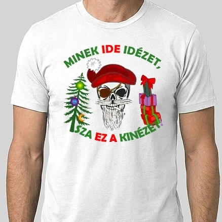 Férfi Alap póló - Minek Ide Télapó