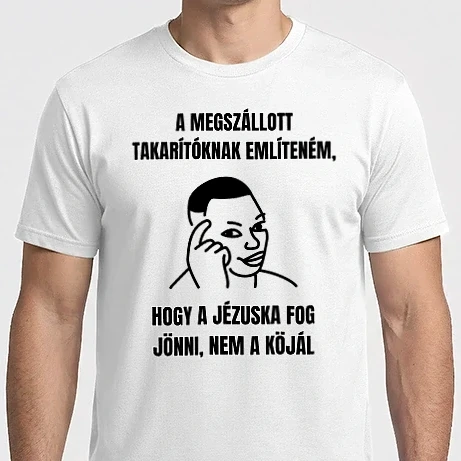 Férfi Imperial póló - Karácsonyi mém minta