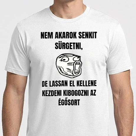 Férfi Imperial póló - Karácsonyi mém minta