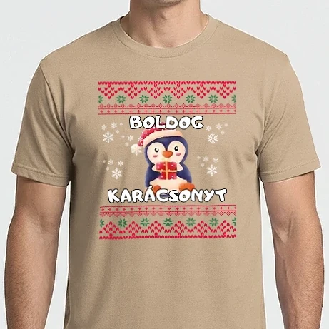 Férfi Imperial póló - Boldog karácsonyt
