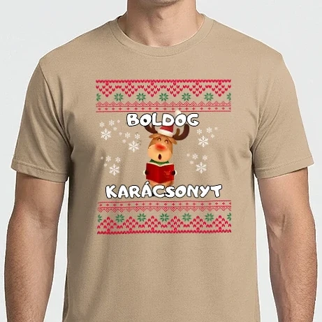 Férfi Imperial póló - Boldog karácsonyt