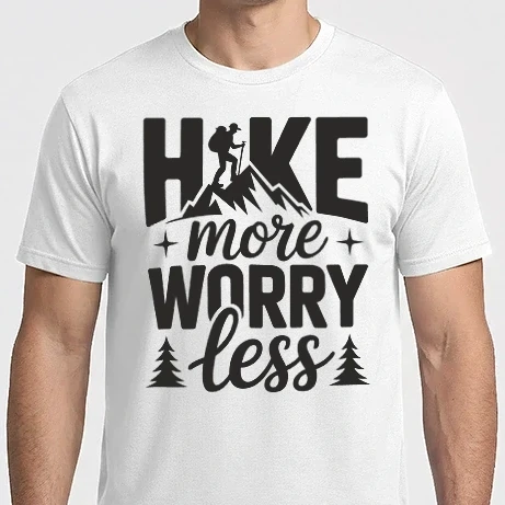 Férfi Imperial póló - Hike More Worry Less