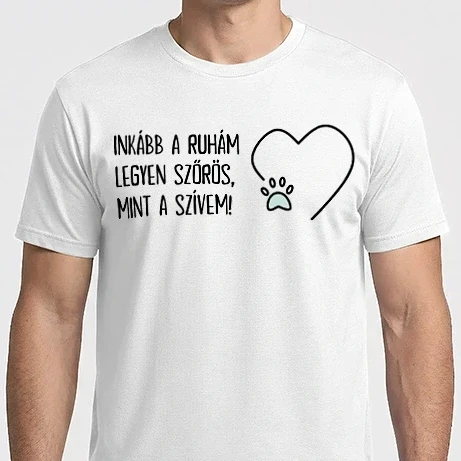 Férfi Imperial póló - Inkább a ruhám  legyen szőrös, mint a szívem!