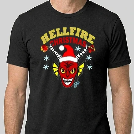 Férfi Alap póló - Hellfire Christmas