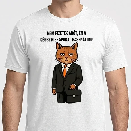 Férfi Imperial póló - Macska adó
