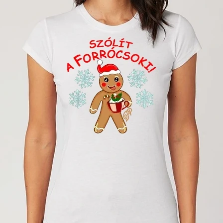Női Alap póló - Mézi Forrócsokival