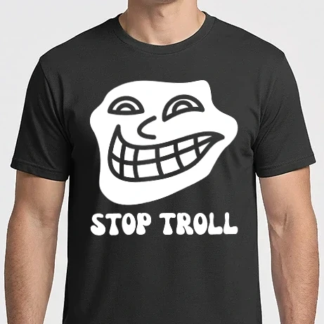 Férfi Imperial póló - Stop Troll - Troll - Trollkodás