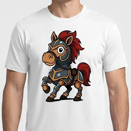 Férfi Imperial póló - Páncélos Lovacska – A Bátor Harci Paripa