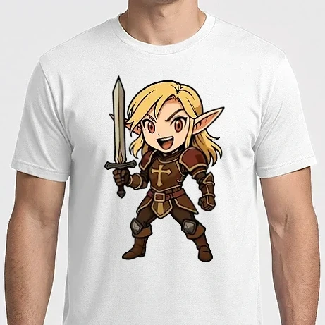 Férfi Imperial póló - Chibi Lovag – A Becsület Őrzője