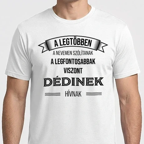 Férfi Imperial póló - A_legtobben_minta_dedi_fekete