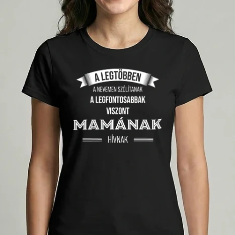 Női Imperial póló - A_legtobben_minta_mama_feher