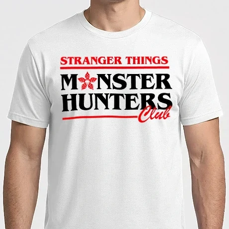 Férfi Imperial póló - Stranger Things Monster Hunters Club
