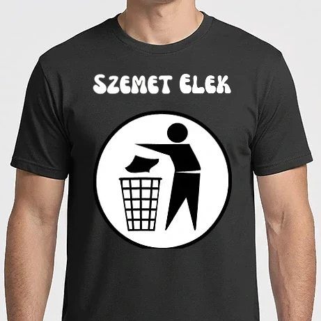 Férfi Imperial póló - Szemetelek - Szemet Elek - Elek névnap - Elek