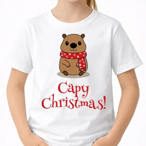 Uniszex gyerek Póló - capy christmas