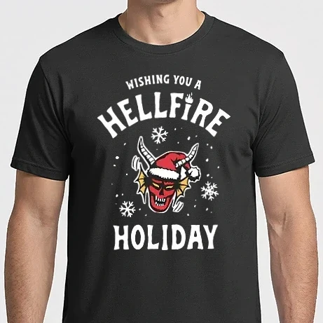 Férfi Imperial póló - Wisshing you a Hellfire holiday