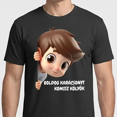 Férfi Imperial póló - Boldog karácsonyt komisz kölyök! - karácsony - mikulás  - karácsonyi póló - karácsonyi póló - 