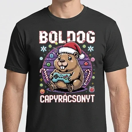 Férfi Imperial póló - Boldog Capyrácsonyt