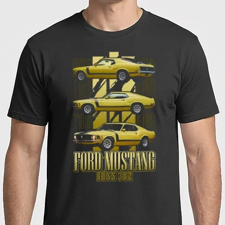 Férfi Imperial póló - Ford mustang boss 302
