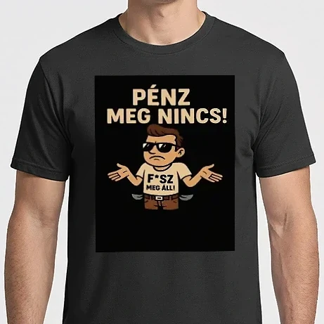 Férfi Imperial póló - Pénz meg nincs !