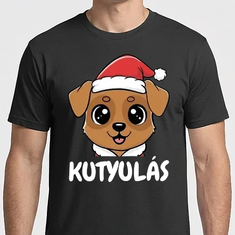 Férfi Imperial póló - Kutyulás - kutya - mikulás - karácsony - karácsonyi ajándék - mikulás ajándék  - karácsonyi póló - karácsonyi polo