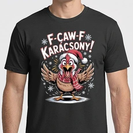 Férfi Imperial póló - F-CAW-F Karácsony csirke