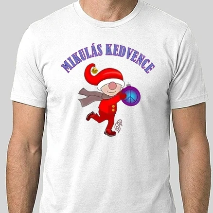 Férfi Alap póló - Mikulás kedvence