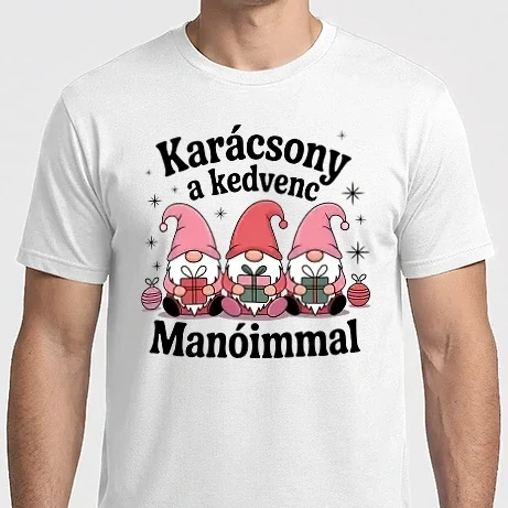 Férfi Imperial póló - Karácsony a kedvenc manóimmal