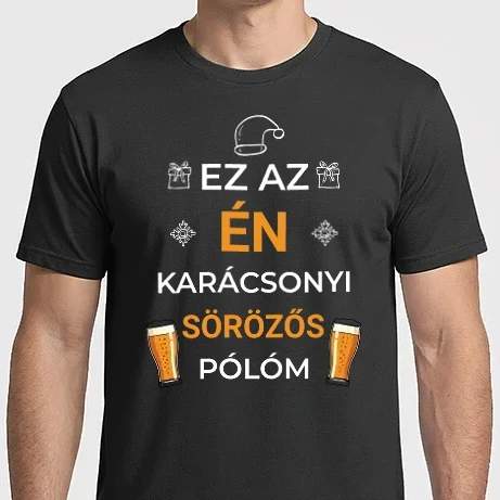 Férfi Imperial póló - karácsonyi sörözős póló