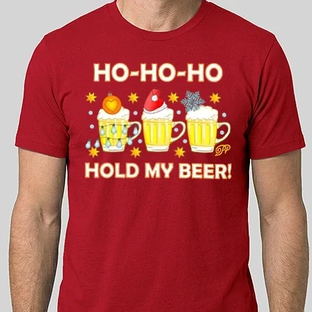 Férfi Alap póló - Hold My Beer Mugs