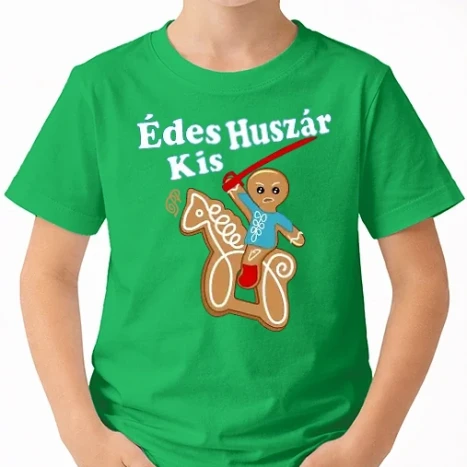 Uniszex gyerek Póló - Édes Mézi Huszár