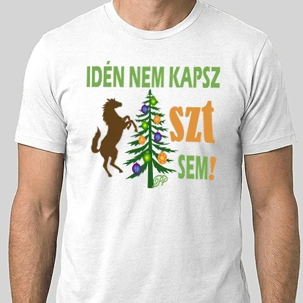 Férfi Alap póló - Karácsonyi Ajándék Helyett