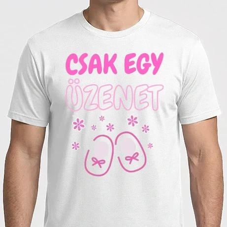Férfi Imperial póló - Csak egy üzenet - kislány