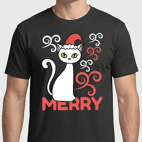 Férfi Imperial póló - Merry - cat - karácsony karácsony - - karácsony - karácsonyi póló - karácsonyi polo  - karácsonyi ajándék 