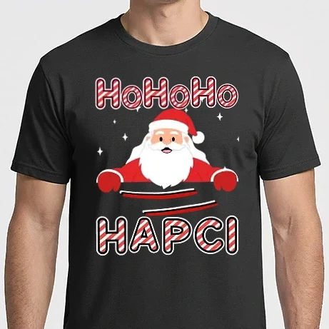 Férfi Imperial póló - Ho-ho-ho Hapci - karácsony - - karácsony - karácsonyi póló - karácsonyi polo  - karácsonyi ajándék 
