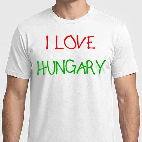 Férfi Imperial póló - I Love Hungary