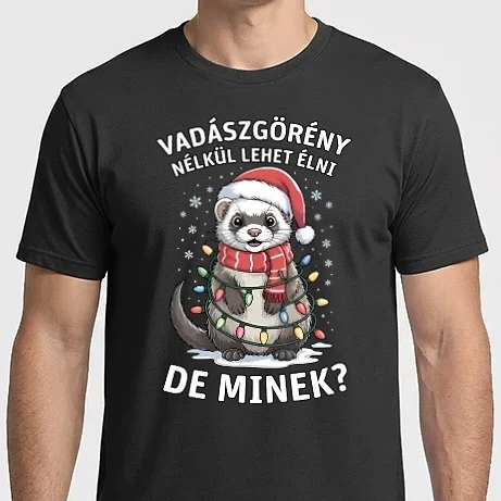 Férfi Imperial póló - Vadászgörény nélkül lehet élni, de minek?