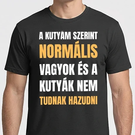 Férfi Imperial póló - A kutyám szerint