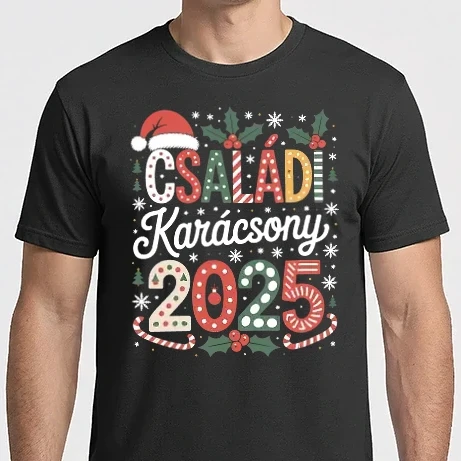 Férfi Imperial póló - Családi karácsony 2025