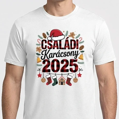 Férfi Imperial póló - Családi karácsony 2025
